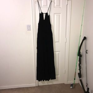 Black maxi dress